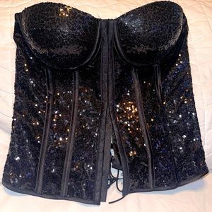 Sparks Fly Sequins Corset